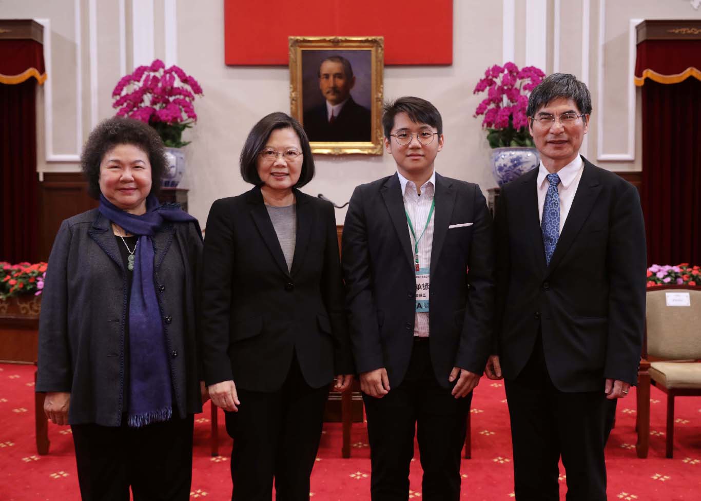 Met President Tsai Ing-wen
